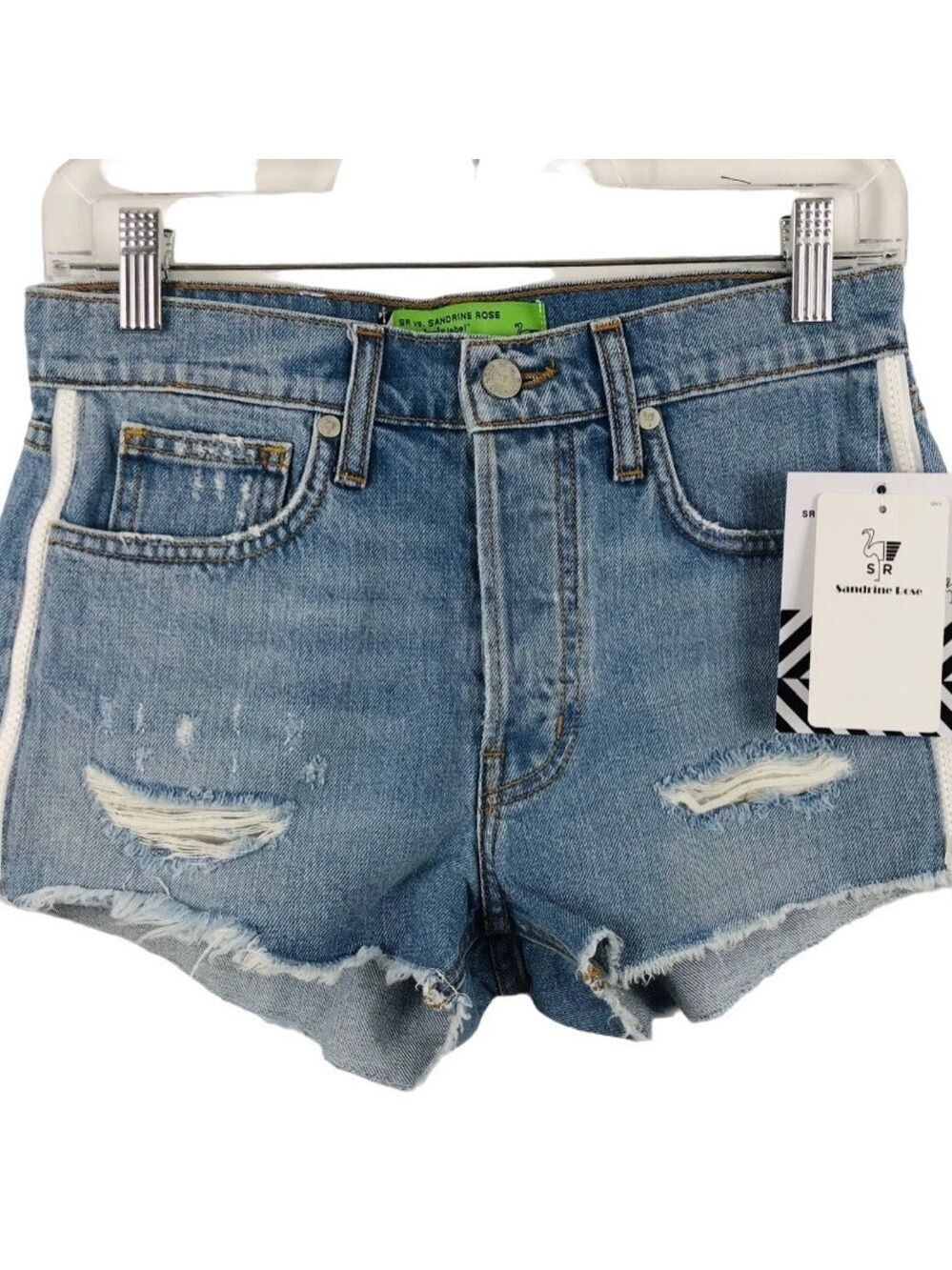 Sandrine Rose Free People Denim Cut Off Shorts